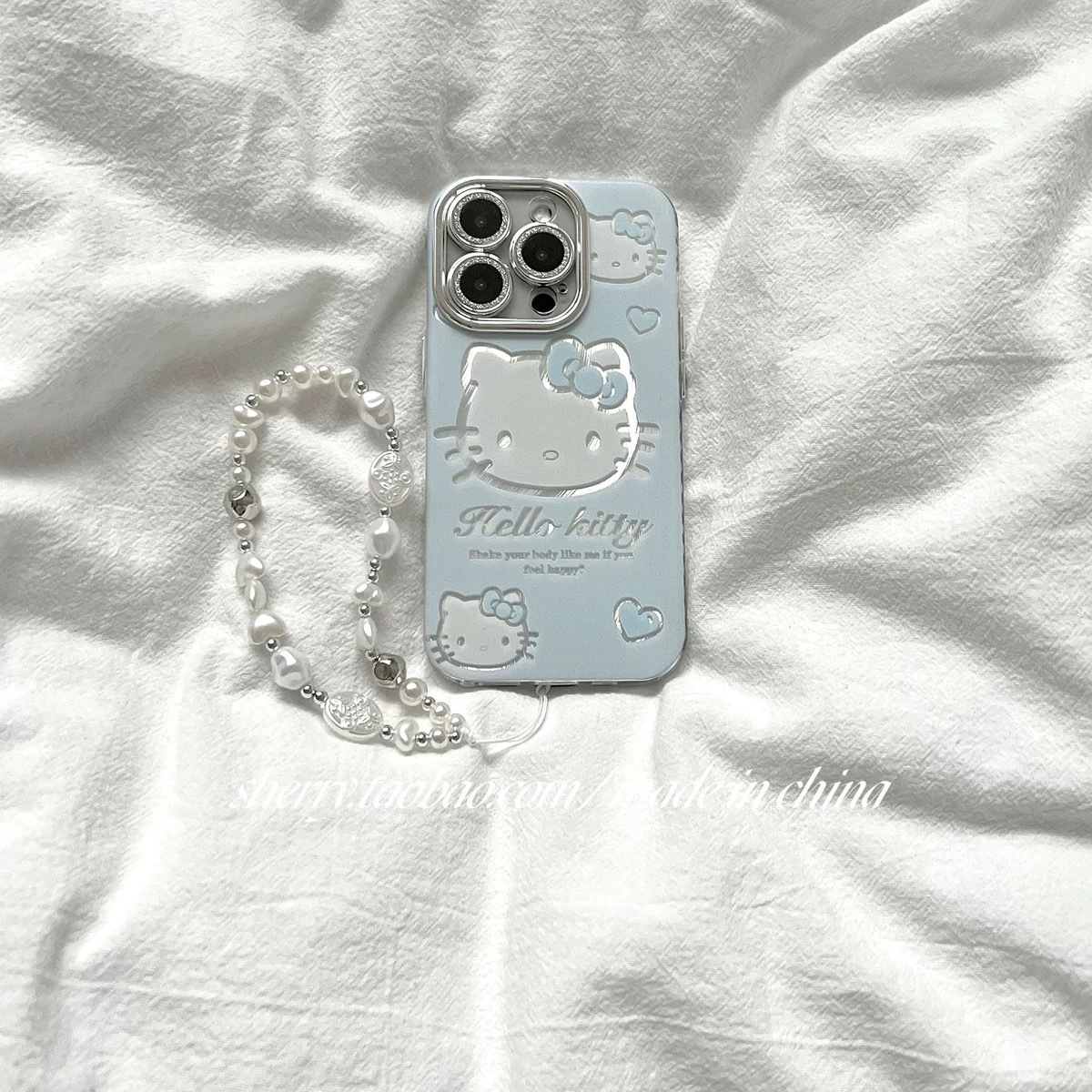 镜头膜日韩KT猫iPhone15pro max可爱卡通适用苹果16创意14手机壳