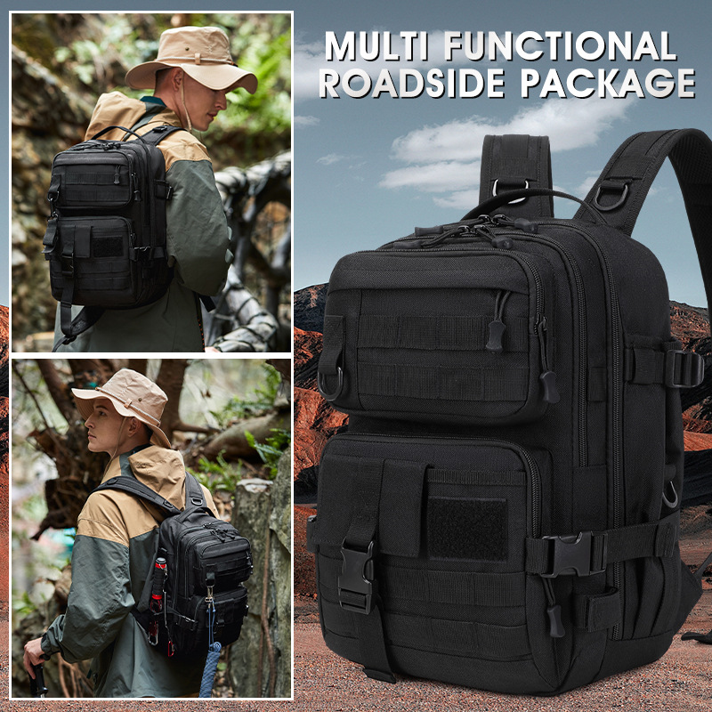 New cross-border tactical backpack for outdoor multifunctional hiking, mountaineering, and travel; city motorcycle waterproof riding bag