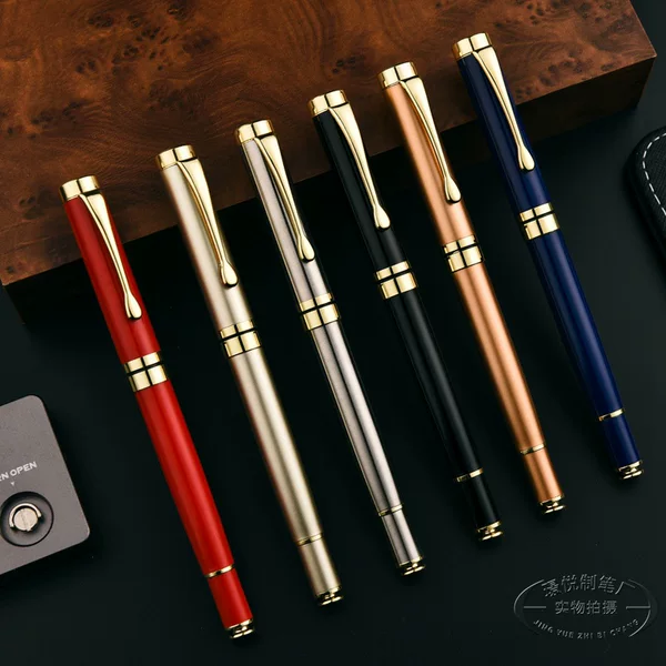 Wholesale in stock metal signature pen ball pen signature pen neutral pen advertising gift business pen can be processed LOGO