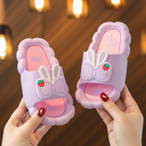 Sanrio children's slippers summer girls indoor bath soft bottom non-slip children's parent-child baby slippers men