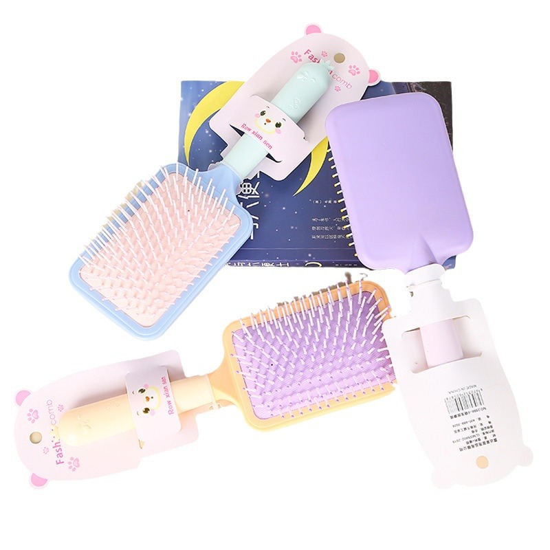 Nuevos productos de color caramelo cojín de aire peinado para niñas peinado de masaje portátil peinado de masaje airbag peinado de masaje