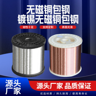 Source Manufacturer Sells Non-Magnetic Copper-Clad Steel Tinned Non-Magnetic Copper-Clad Steel Wire 0.06Mm-4.0Mm to Replace Pure Copper