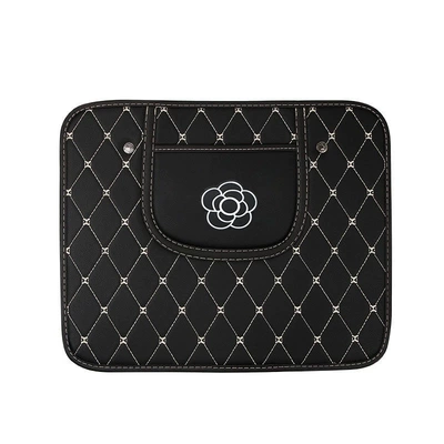 leather storage anti-dirty anti-wear pad — Chair back anti-kick pad - black-camellia-buy-one-get-one-free