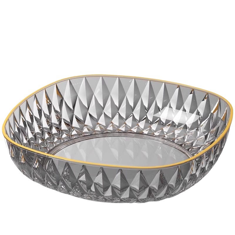 Sala de estar mesa de té casera snack plato 2025 nuevo plato de fruta de lujo plato de fruta cesta de fruta
