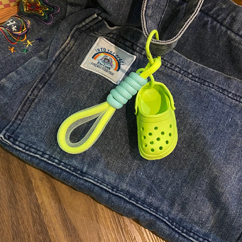 1 Piece Quantity Streetwear Shoe Plastic Cotton Women's Bag Pendant Keychain