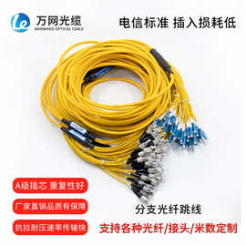 集束跳线SC/LC/FC/ST 电信级光纤尾纤 束装分支光缆跳线 厂家直销