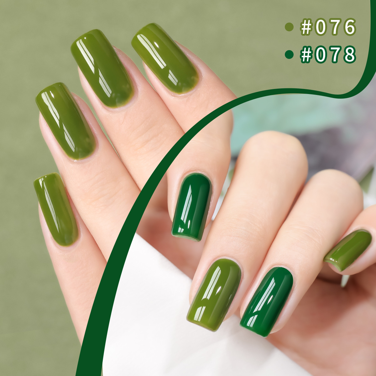 Esmalte de Uñas en Gel de Color Sólido de Secado rápido para Salón de Uñas