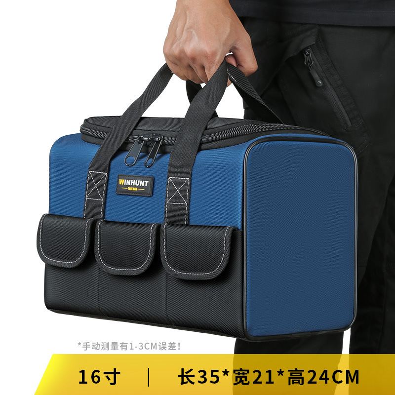 Kit de herramientas especial para electricistas de Changshengke, lona resistente al desgaste gruesa y multifuncional bolsa de herramientas de almacenamiento de hardware