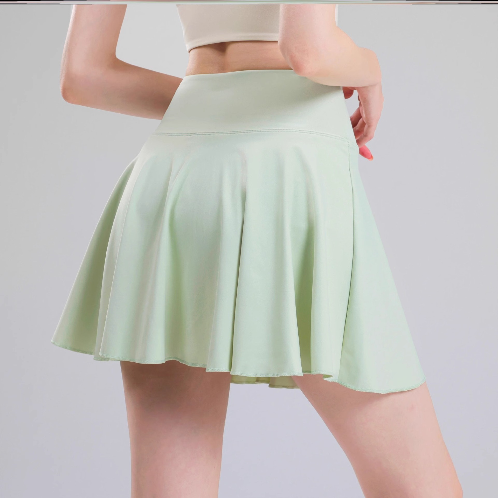 2025 nuevo vestido de tenis blanco hermoso vestido corto deportivo corto