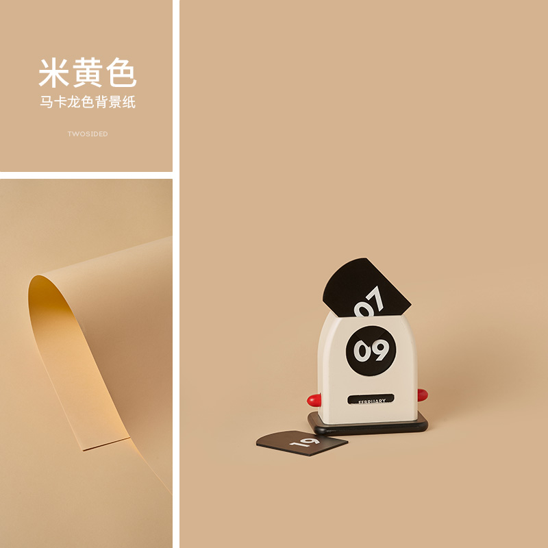 Papel de fondo de fotografía profesional de color macaron para props de fotografía de productos de naturaleza muerta de fondo de fotografía de color sólido papel de papel blanco y negro