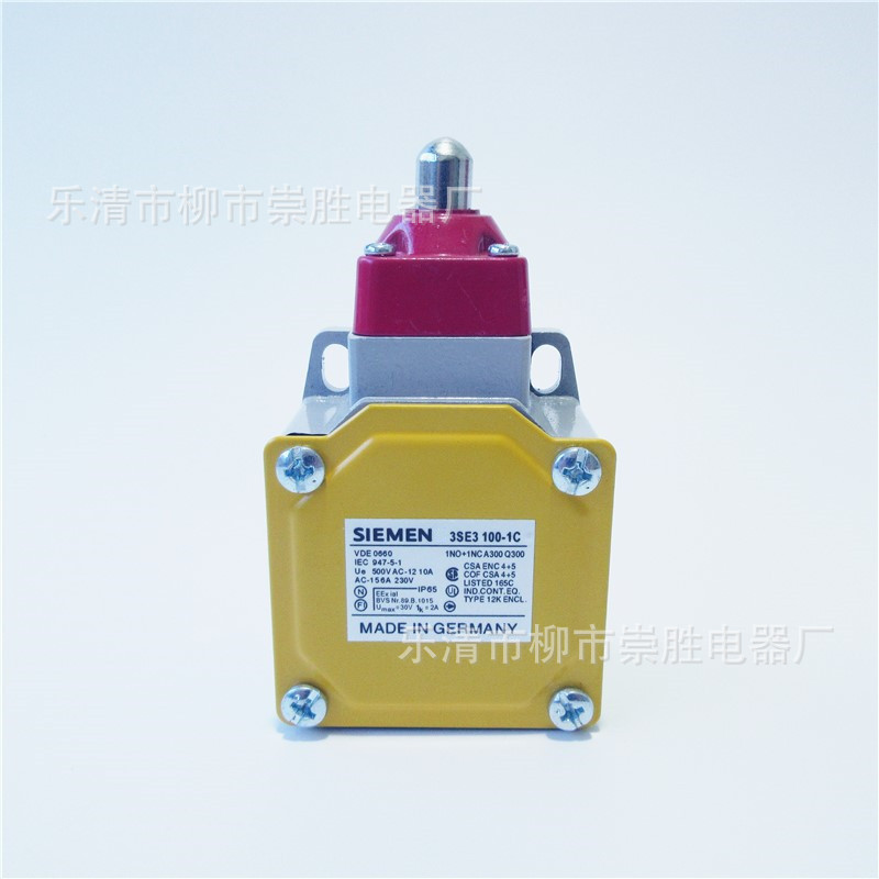 行程开关3SE3 100/1C 限位开关3SE3 100-1C 自复位一开一闭
