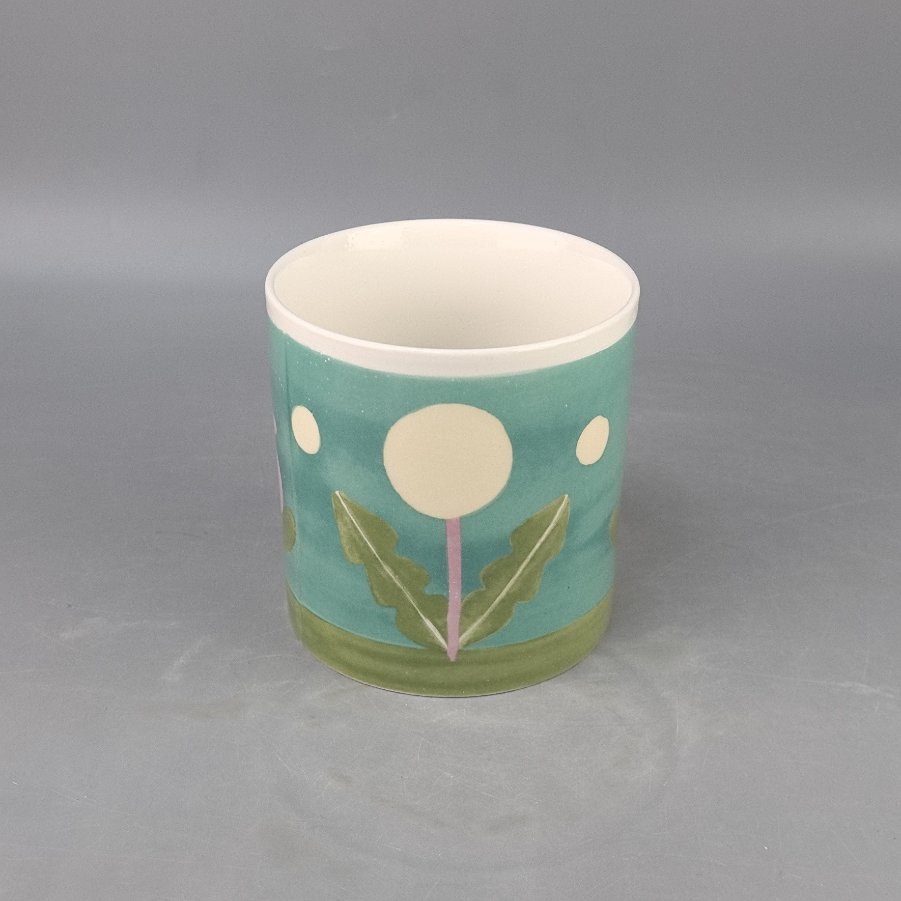 Selección estricta transfronteriza de flores europeas y estadounidenses, recipientes de almacenamiento de cerámica, peppermint, artículos de cocina para el hogar, recipientes de dulces de cerámica, peppermint