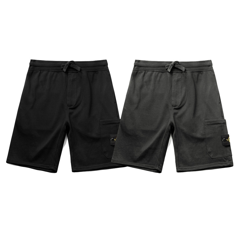 Cross-Border Stone Stone Compass Basic Classic Men's Multi-Flap Pocket Pants Zipper Loose Casual Summer Shorts Ss2