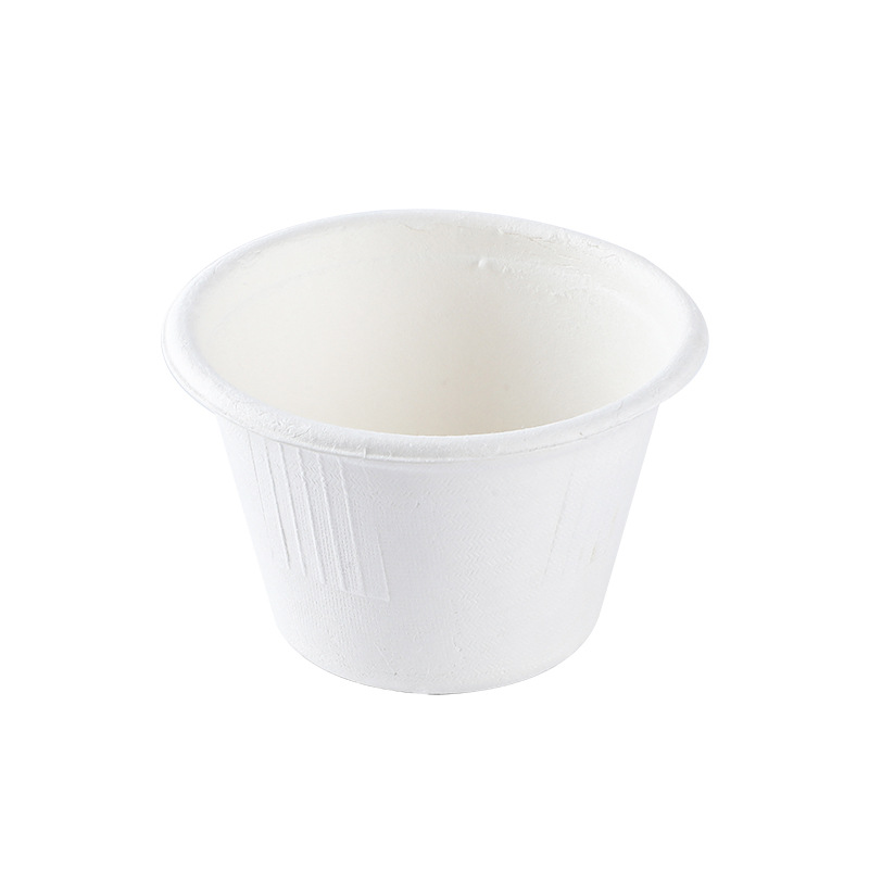 一次性餐具酱料杯甘蔗浆可降解纸浆杯子蘸料杯调料辣椒酱打包盒
