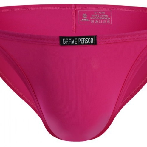 Men's Underwear New Ice Silk Briefs Trbottomyy Fashion Leg Narrow Edge Bikini Swimming Trunks Bottoms for Men 1133g