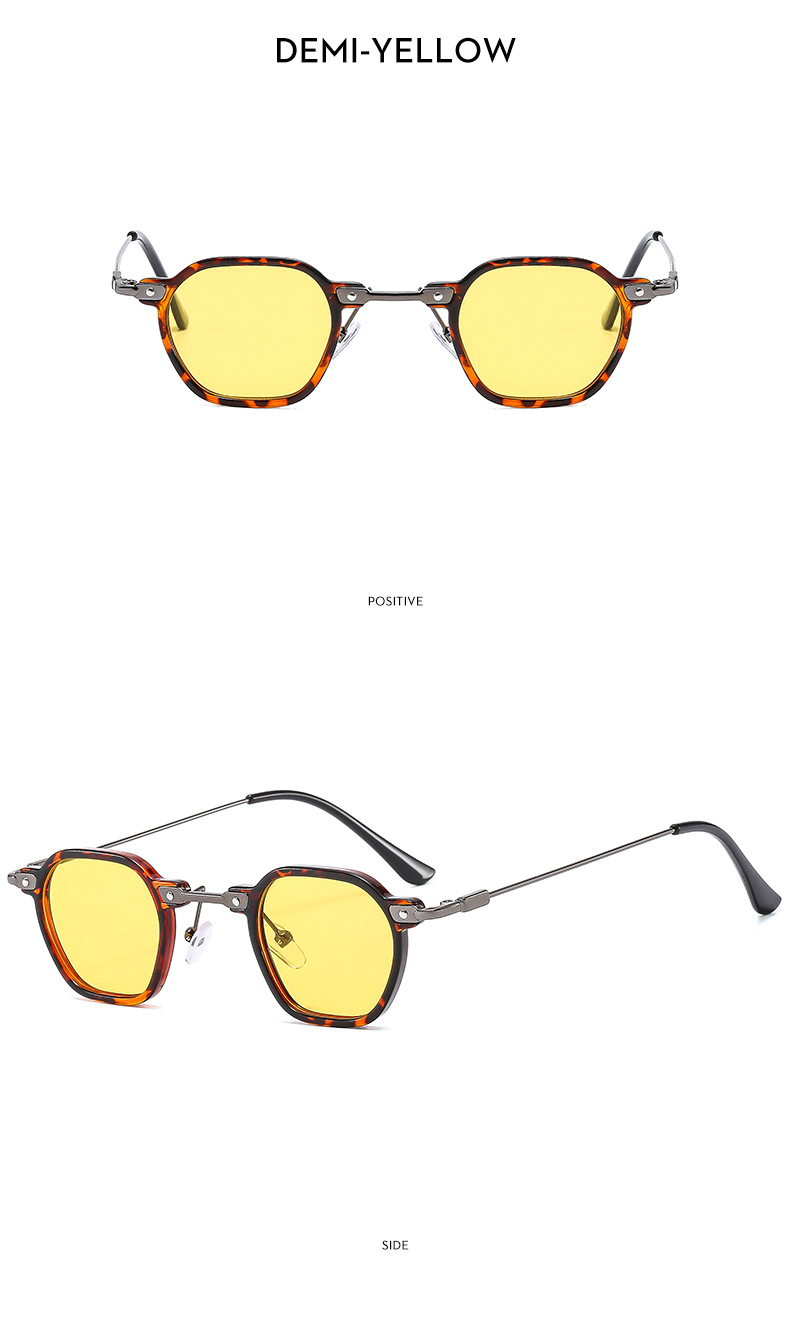 Square Hip-hop Sunglasses For Cycling Men Artistic Small Frame_voghion.com
