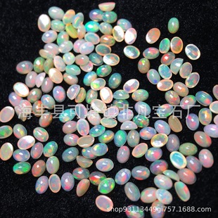 Wholesale Natural Opal Opal Oval Face Drop Shape Round Egg Shape Opal Opal Bare Stone with Stone