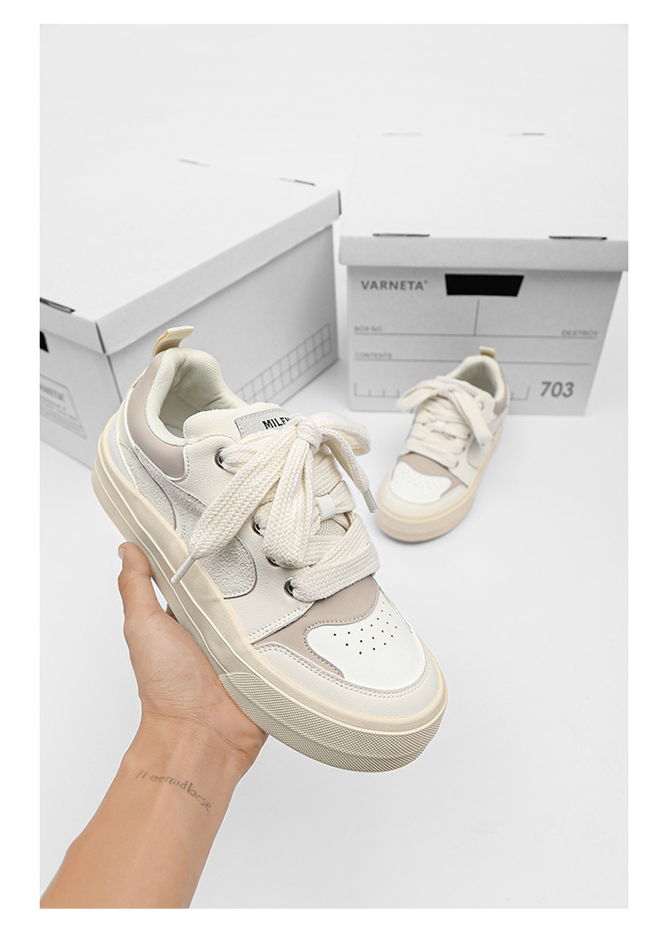 2025 new niche design couple sneakers men's low cut sports and leisure versatile thick soled casual men's shoes trendy X136_voghion.com