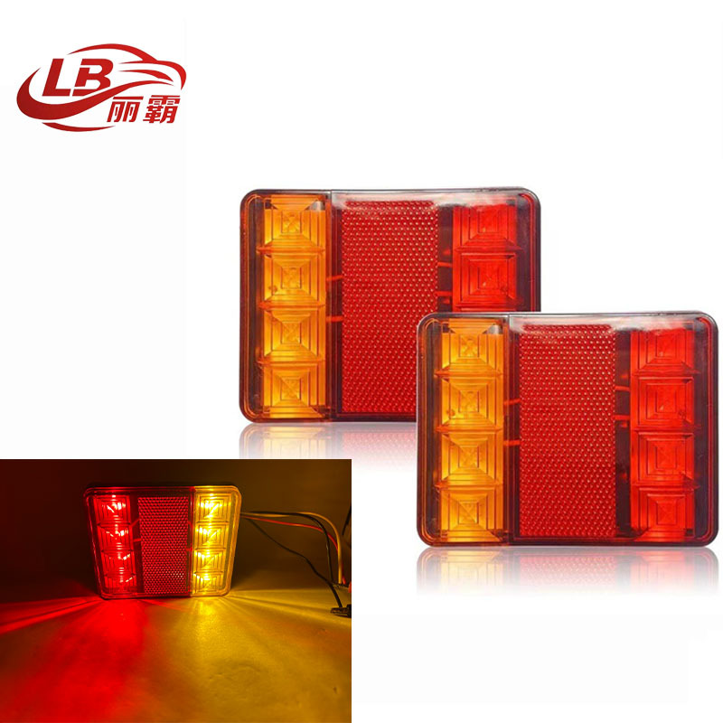 Светодиодный задний фонарь для грузовика Lily 8LED (12V/24V)
