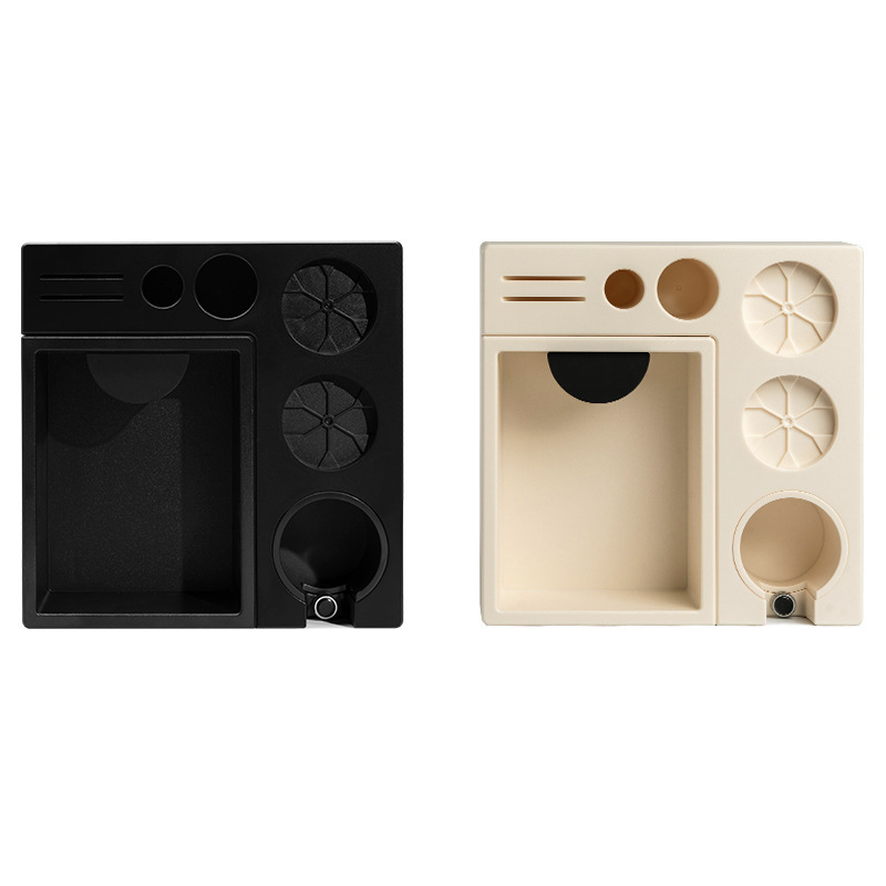 エスプレッソシート布粉圧粉器ベースコーヒーマシンハンドルツール部品収納ケース|undefined
