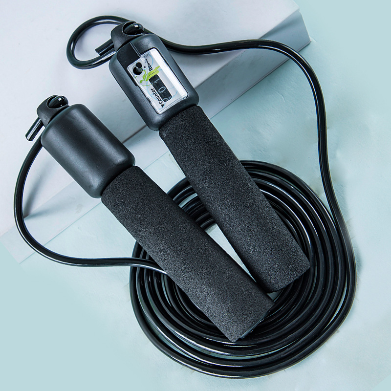 [Envío gratis] 6129 Examen de saltar cuerda estudiante esponja contando saltar cuerda examen deportivo entrenamiento de competencia de fitness saltar cuerda