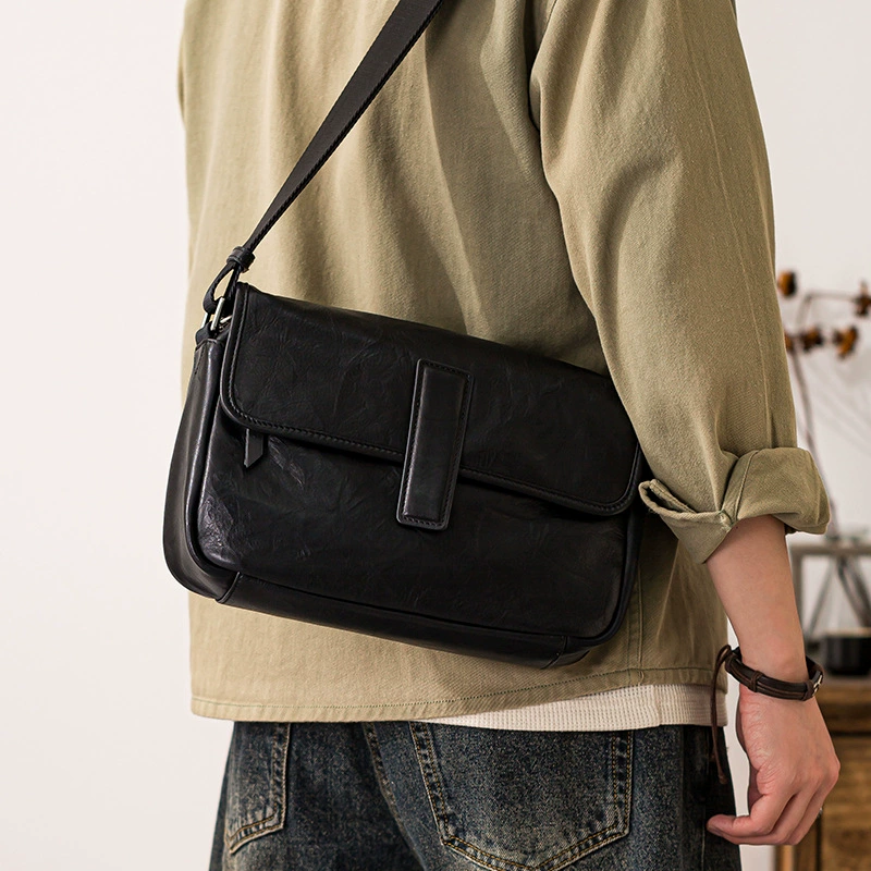 CJW/草匠王 Leather square one-shole bag, original leather