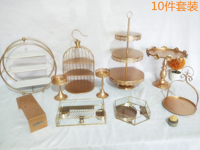 Soporte de postre soporte de exhibición decoración estante de la torta multi-capa europea té de la tarde tres capas merienda soporte bandeja mesa de comida fría image 15