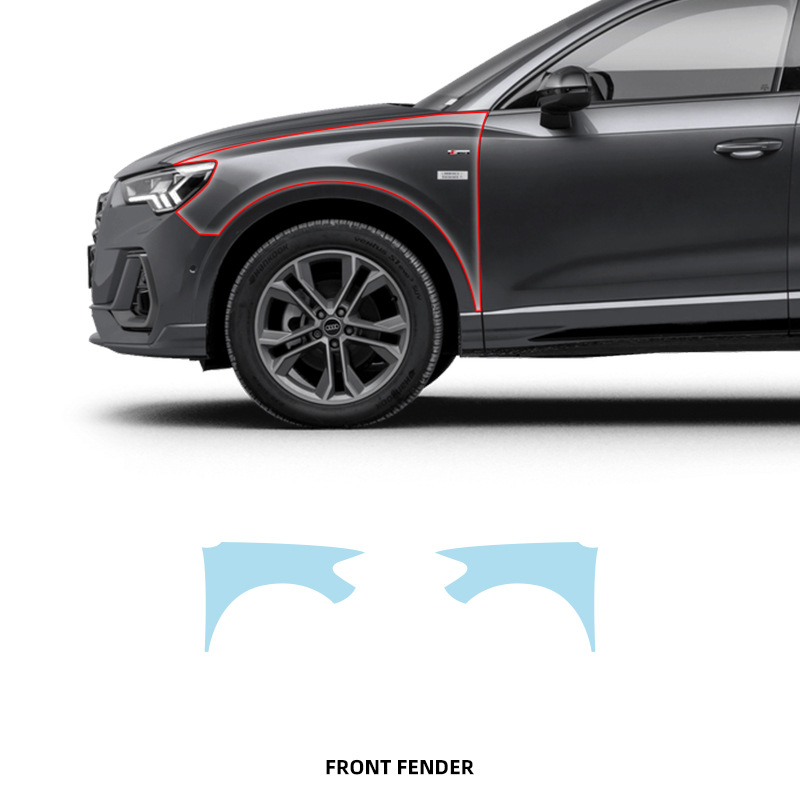 19-24 Audi Q3 máquina cortada TPU película de revestimiento de automóvil invisible película transparente película de pintura especial película protectora especial para automóviles