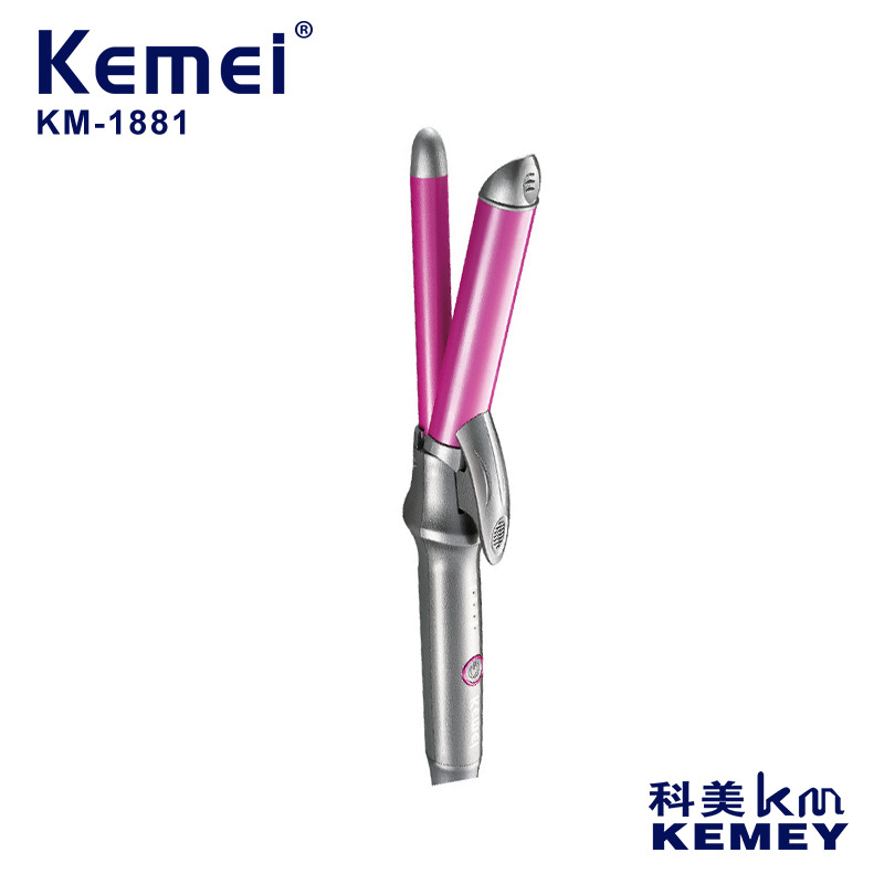 Kemei/KEMEI nuevo rizador automático para el cuidado del cabello, calentamiento rápido, termostato de iones negativos, rizador de control de temperatura de cuatro velocidades