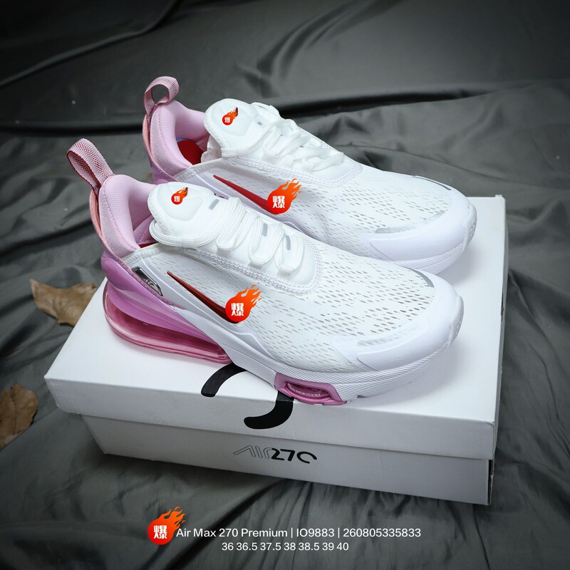 Air Max 270 Premium High-End Version of the Sock-Style Heel Half-Cushion Air-Cushioned Casual Sports Jogging Shoes Air Max 270 Premium High-End Version of the Sock-Style Heel Half-Cushion Air-Cushioned Casual Sports Jogging Shoes
