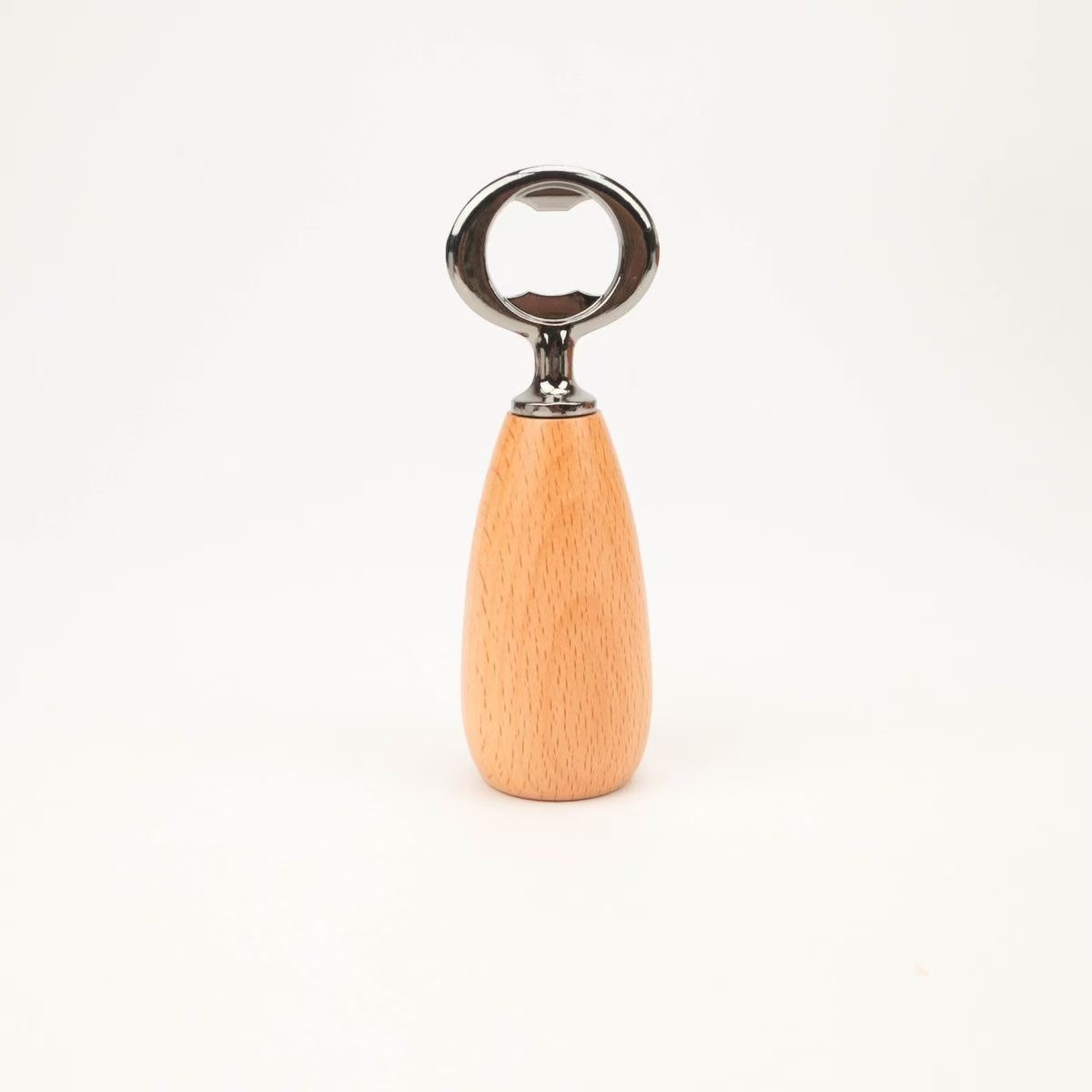 Botella de acero inoxidable de madera maciza de nogal negro, abrebotellas de cerveza, abrebotellas de refrescos de bebidas, destornillador de madera