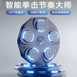 Cross-Border Boxing Target Bluetooth Music Fitness Smart Training Music Boxing Wall Target Trainer Boxing Machine