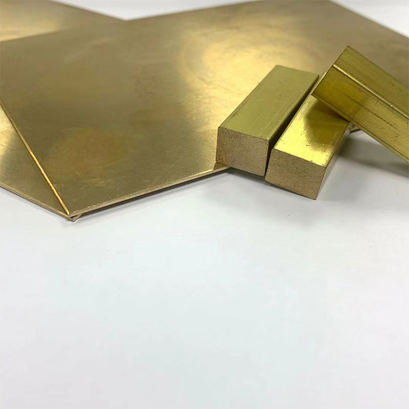 H62/H59黄铜板 耐冲压黄铜排 激光切割、雕刻加工 非标黄铜棒零切