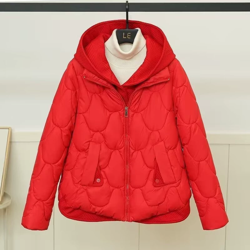Связанное oversize платье с капюшоном и комплект пуховик тощо
