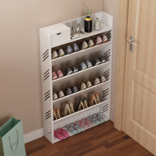 Simple Shoe Rack Household Multi-Layer Shoe Cabinet Living Room Simple European Style Carved Dustproof Economical Dormitory Set Storage Rack