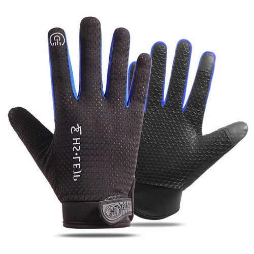 Fitness gloves for men and women, mesh half-finger dumbbell exercise, anti-slip, breathable, wear-resistant, outdoor bike riding, cross-border A01W