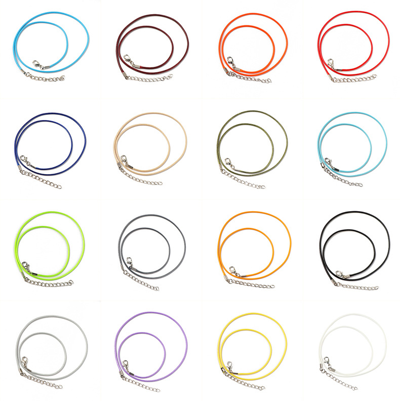 5g Weight DIY Jewelry Accessories Classification 1 Piece Quantity 1 Piece Simple Style Solid Color Wax Rope Jewelry Accessories