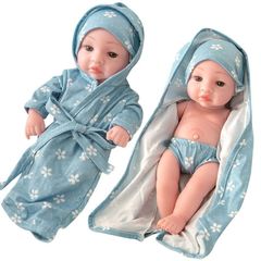 25cm reborn doll pajamas 10-inch doll clothes toy doll nightgown children's playset dress-up clothes wholesale