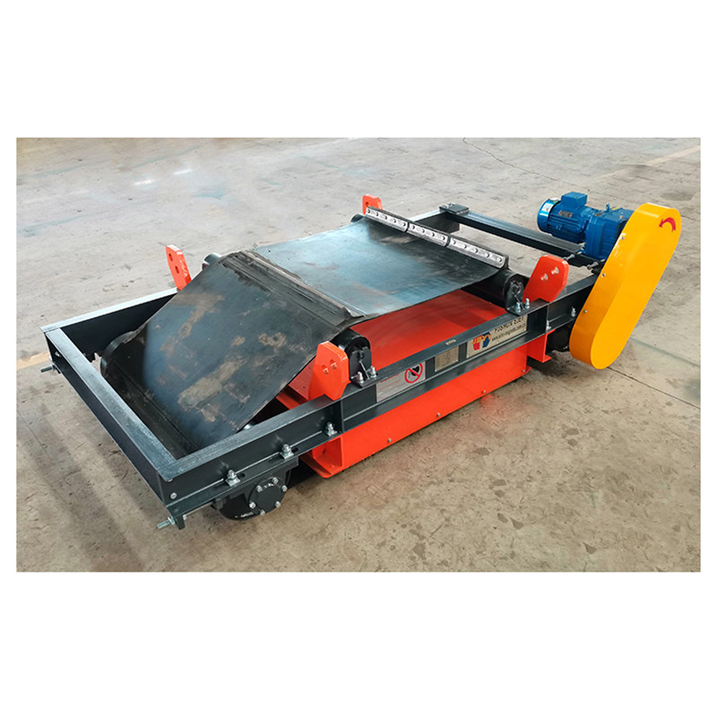 抚顺市全自动干式建筑垃圾带式除铁器 悬挂大磁铁 RCDC-6电磁滚筒