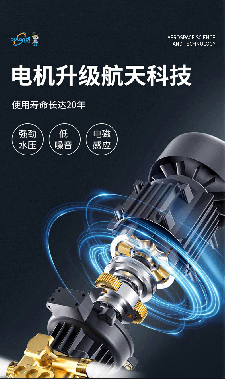 Car Washing Machine 220V Household High-Pressure Water Gun Powerful Floor Washing Water Pump New Booster Cleaning Machine Electric Car Brush Wholesale