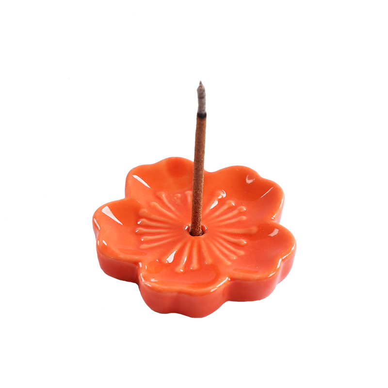 Japanese -style zakka ceramic cherry blossom wire incense fragrant…
