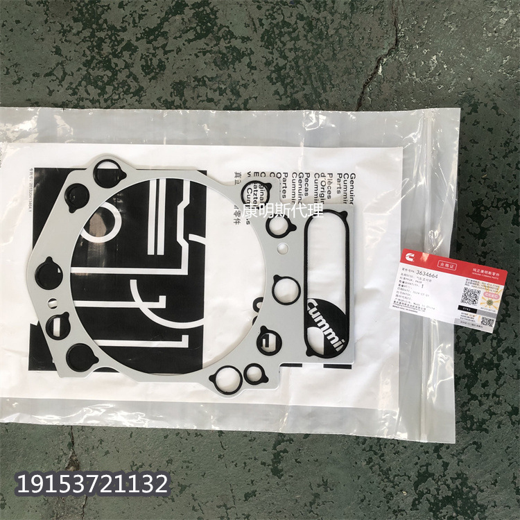 原发电机柴油发动机气缸盖垫片 康明斯零部件3634664