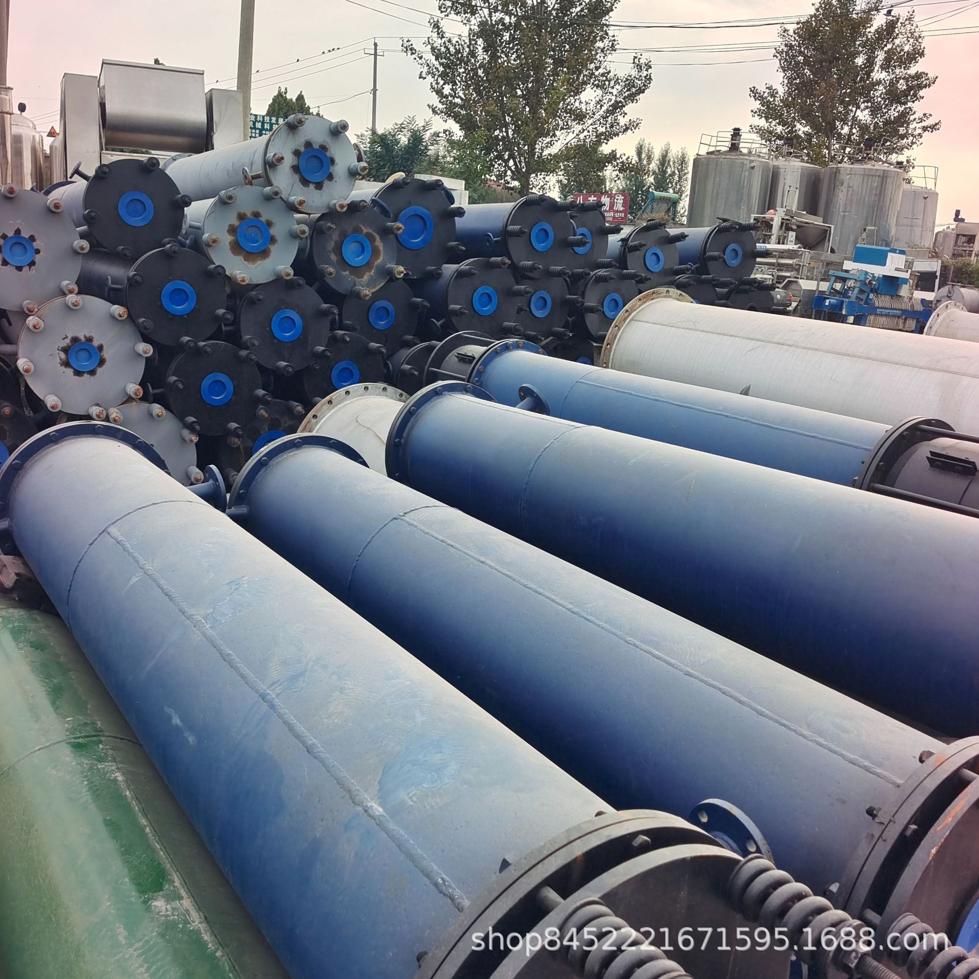 二手石墨冷凝器 不锈钢列管冷凝器 石墨块冷凝器 列管冷凝器加工