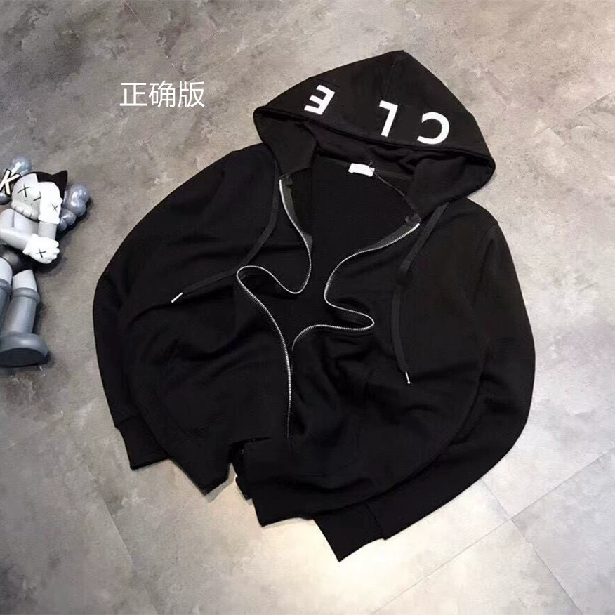 CEL весенне-осенний алфавит с капюшоном кардиган для мужчин и женщин классический прилив, свободная версия свитера через границу