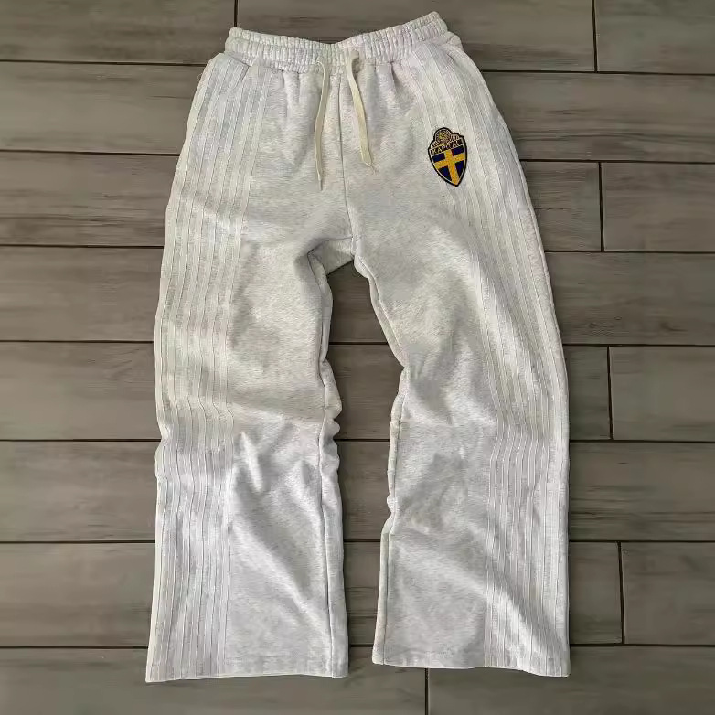 美式休闲宽松灰色连帽卫衣套装秋冬新款拉链卫衣开衫休闲运动卫裤|undefined