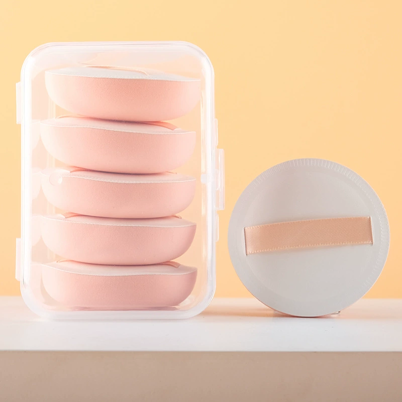 Makeup Sponge Set, cotton foundation & powder applicators — triangular, square, round lightweight kit