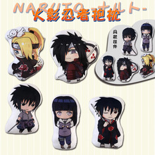 漫展周边靠垫漩涡鸣人宇智波鼬卡卡西我爱罗动漫玩偶靠枕现货代发