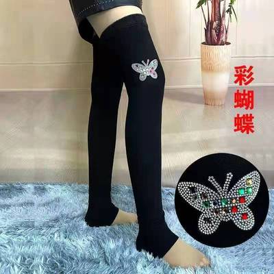 Leggings Knee pads long and tube-shaped Plush thickening Socks sailor Plush Socks Overknee keep warm Socks Plush