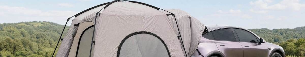 Trunk tent, portable quick-install car tent for overnight camping on long drives, foldable for self-driving trips