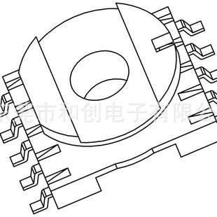 ER12.4 transformer skeleton ER12.5 high frequency skeleton patch 5 5